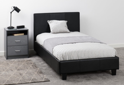 Image: 6858 - Prado Single Bed - Black